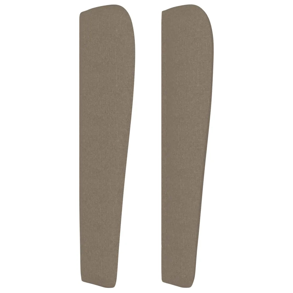 Testiera ad Orecchio Tortora 83x23x118/128 cm in Tessuto 3118270