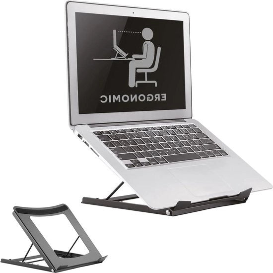 Supporto portatile per laptop - pieghevole e regolabile in altezza