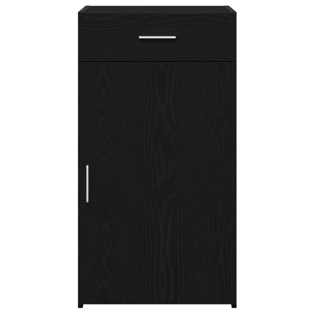 Credenza con cassetto Rovere Nero 50 x 42,5 x 93 cm 868761