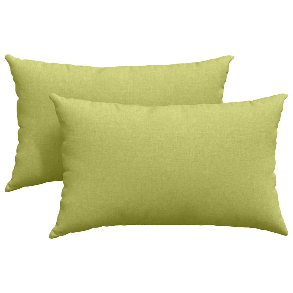 Cuscini da Divano 2 pcs Verde chiaro 50 x 30 cm Tessuto 42013620