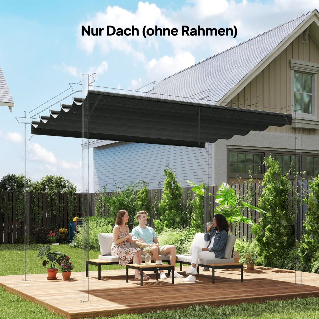 Tenda da giardino ¨C zephmum ¨C grigio scuro 250x255 cm
