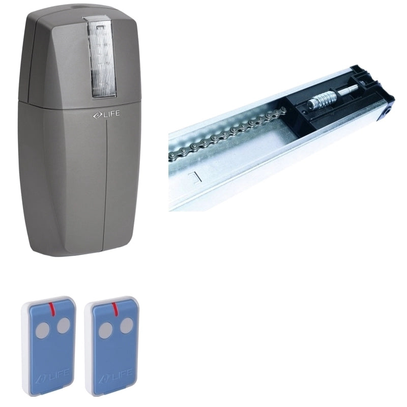 KIT PORTE SEZIONALI E BASCULANTI LIFE SETUP PR120 XL_2M2 + PRC35_MR 1KT6510001