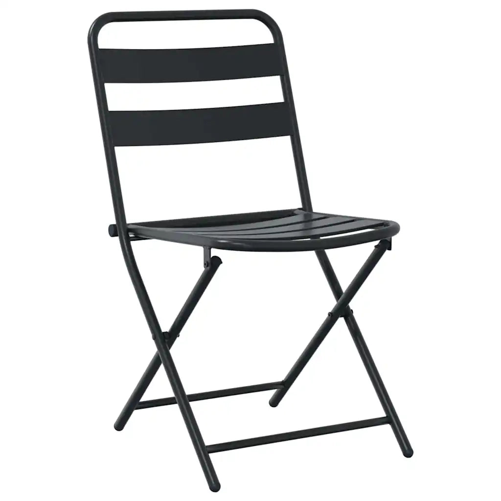Set Bistro da Giardino 3 pcs Antracite Acciaio