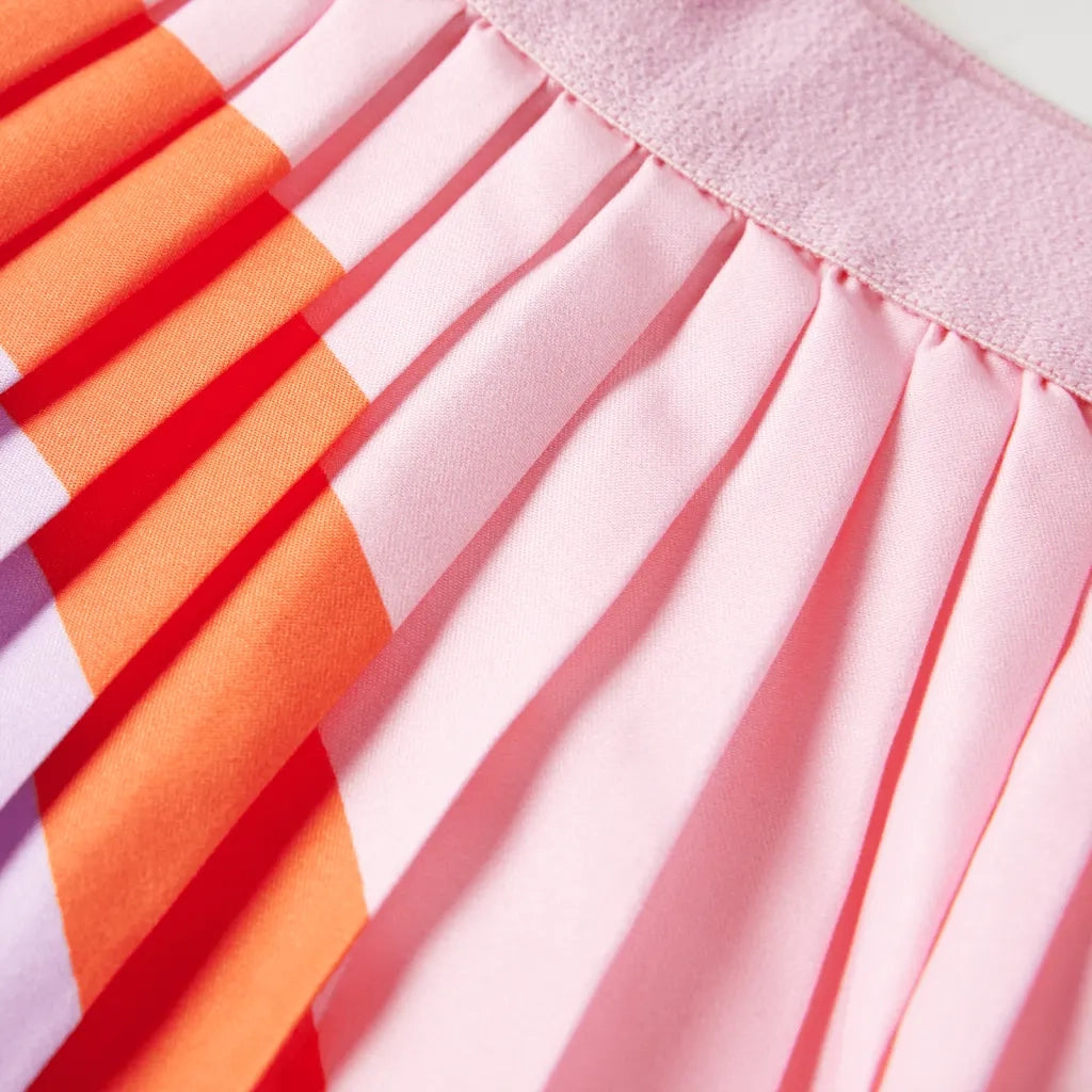 Gonna Plissettata da Bambina Rosa Chiaro 92 CFW7880903
