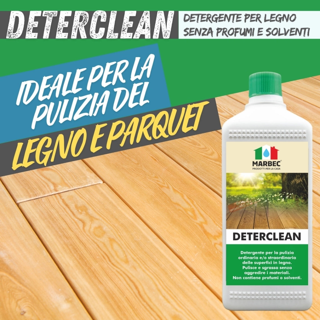 Detergente per pavimenti in legno DETERCLEAN   1LT