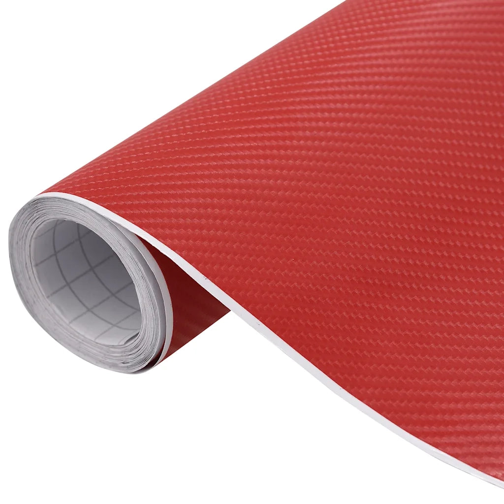 Pellicola per Auto 4D Rossa 100x150 cm CFW3850743
