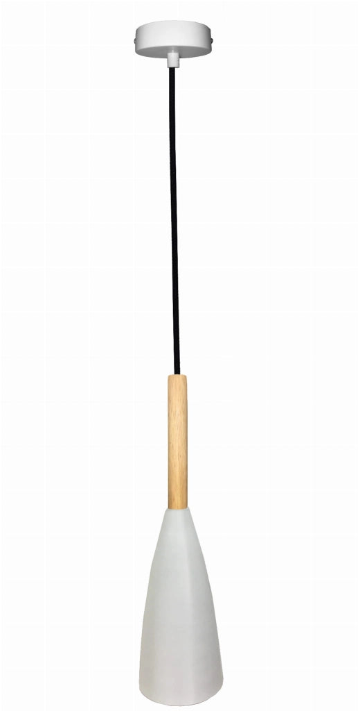 Lampada a sospensione Candellux TROSA bianco E27 1L