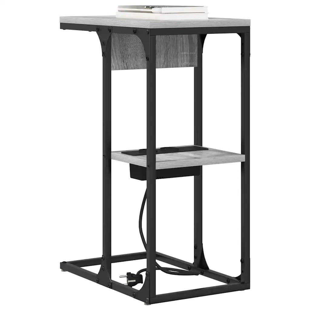 Comodino | Armadio da Notte | Mobiletto da notte Grigio Sonoma 41,5 x 26 x 60,5 cm
