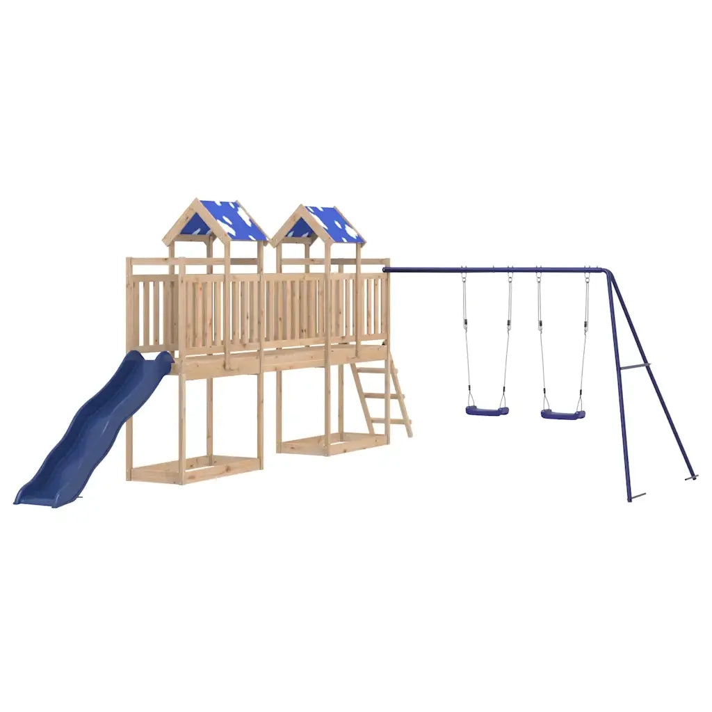 Set da Gioco da Esterno in Legno Massello di Pino 3279082