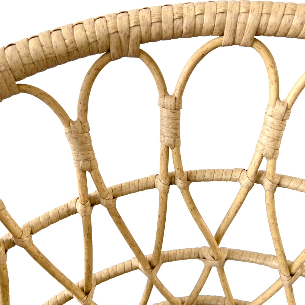 Set di 2 poltrone in rattan sintetico con cuscini AIKO
