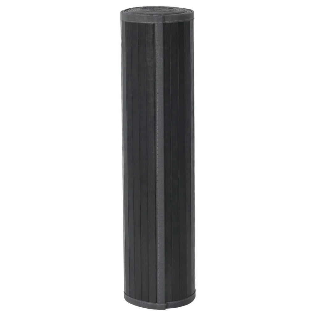 Tappeto Rettangolare Grigio 60x200 cm in Bambù 376838