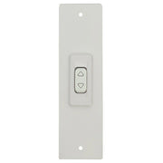 PLACCA 165 MM BIANCO CON PULSANTE COPRI AVVOLGITORE MOTORE TAPPARELLA TAPPARELLE