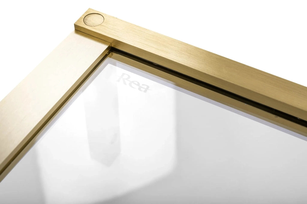 Cabina Doccia Rea Hugo 80x80 Gold Brush