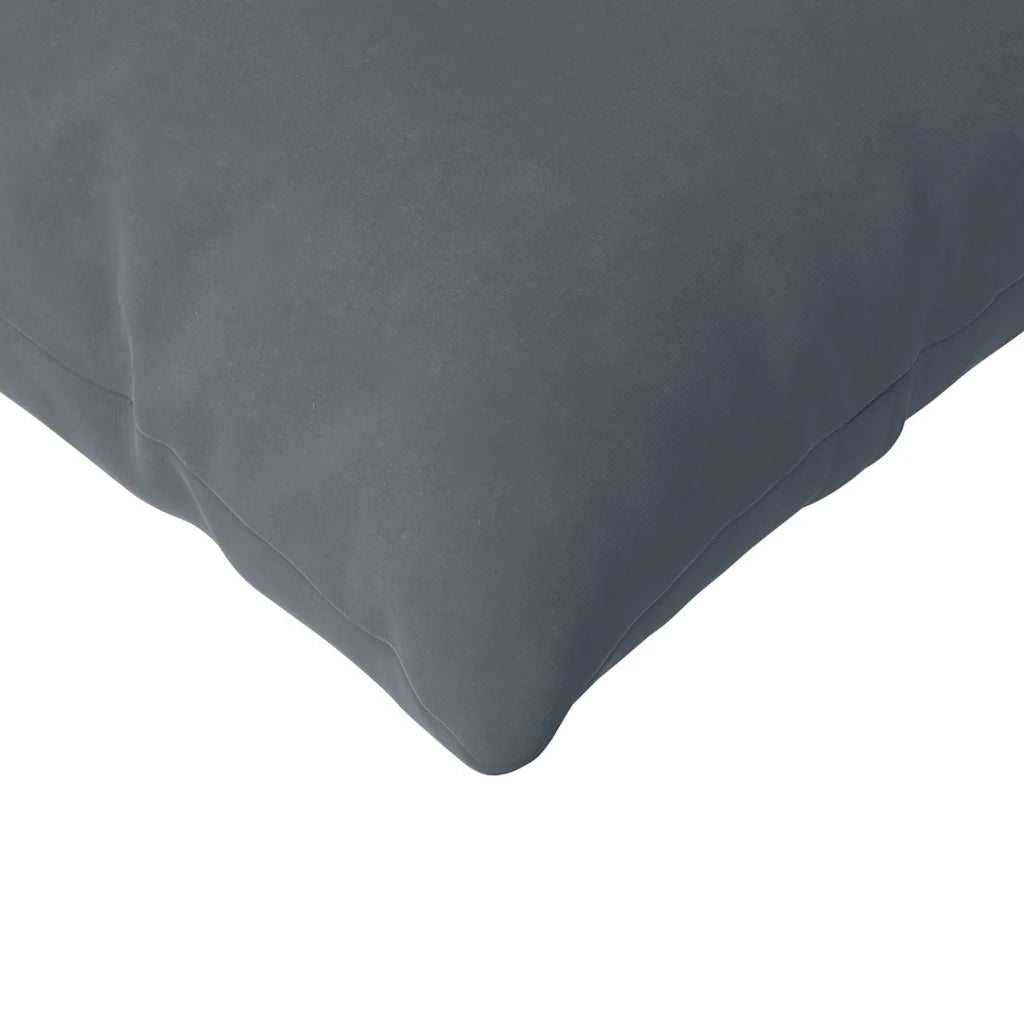 Cuscini da Divano 2 pz-Set di 2 Cuscini per Sofa Grigio scuro 120 x 40 cm 376352