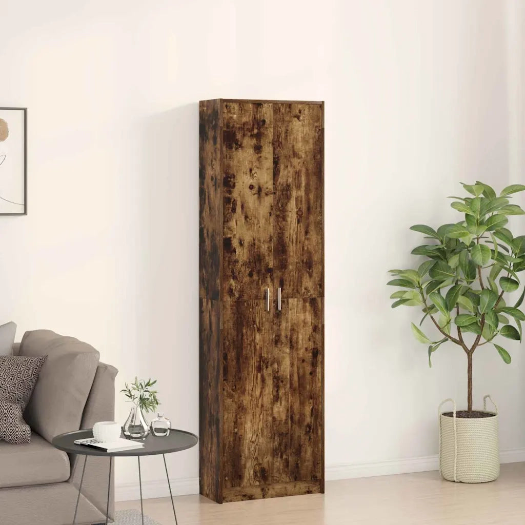 Guardaroba Rovere fum¨¦ 55 x 25 x 189 cm Legno multistrato CFW8395988