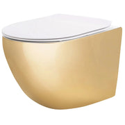 Vaso Wc Sospeso Rea Carlo Mini Tornado Nf White Gold
