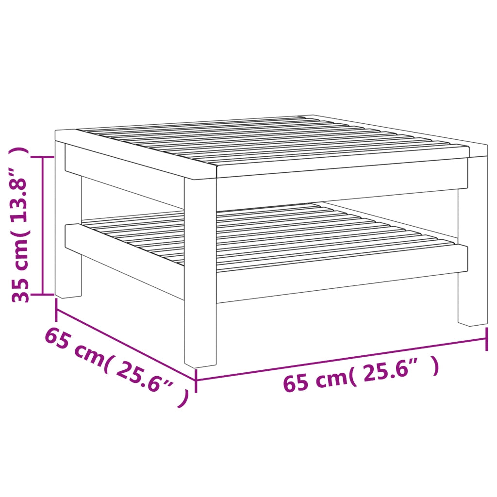 Set Divani da Giardino 6 pz con Cuscini Crema in Legno Acacia 3086935