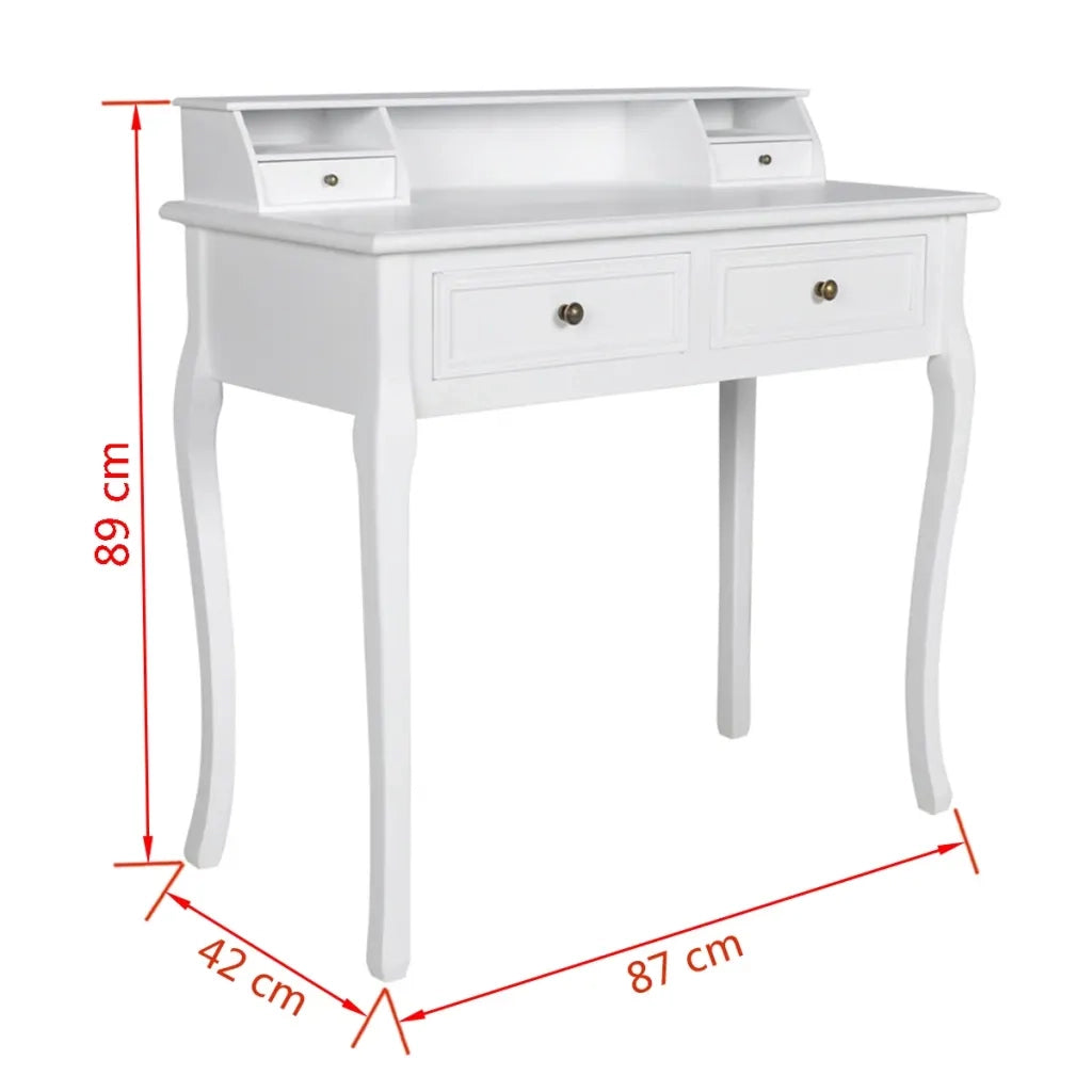 Toeletta | Tavolino da Trucco Moderno Mobiletto Make Up Bianco