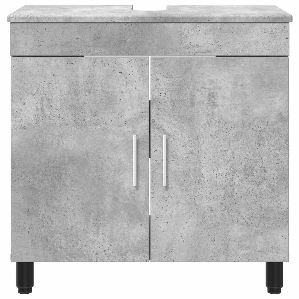 Mobiletto da bagno Grigio Cemento 60 x 35 x 60 cm 889398
