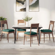 Cuscini per Seduta 4 pcs Verde Scuro 40 x 40 x 6 cm Tessuto 42015151