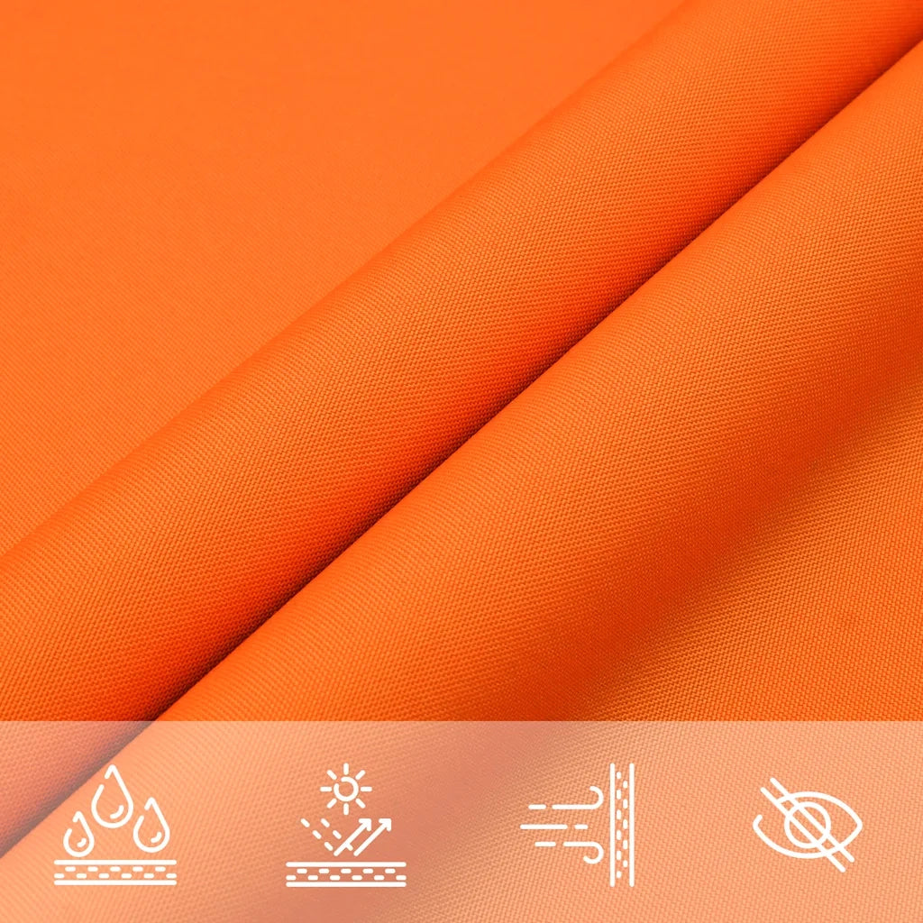 Vela Parasole | Telo Ombra | Vela da ombra in Tela Oxford Quadrata 3,6x3,6 m Arancione