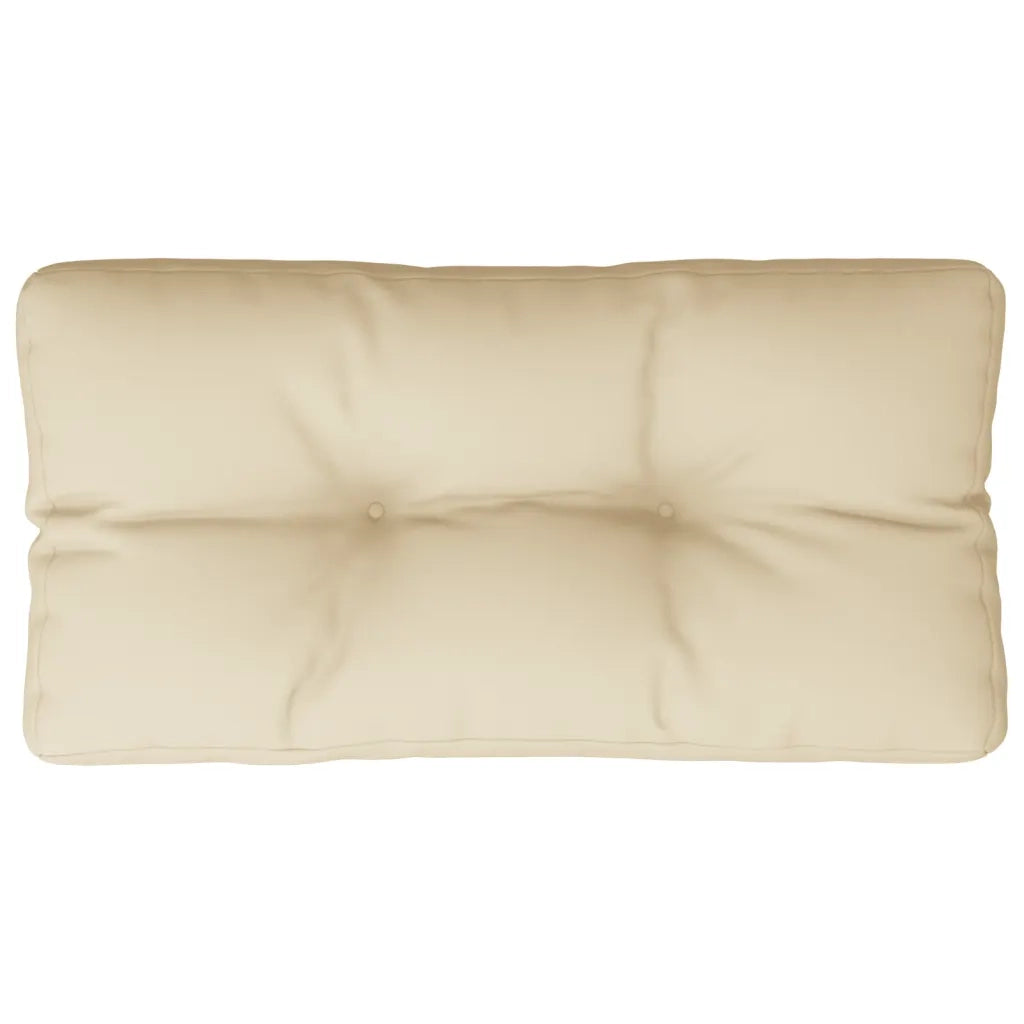 Cuscino per Pallet Beige 80x40x12 cm in Tessuto 360604