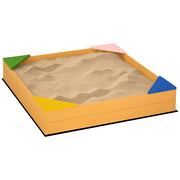 Sabbiera Legno per Bambini ¨C Minimal ¨C 109x109x20 cm