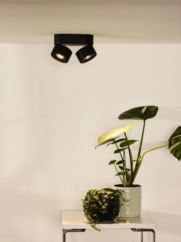 Faretto soffitto Lucide Yumiko nero LED 8W 2700K 1268lm