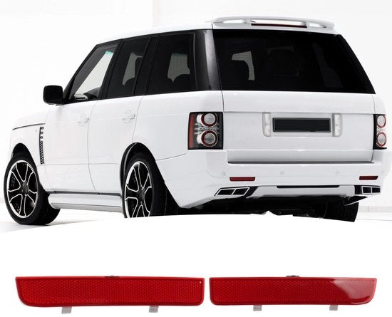 Riflettore per Bumper Posteriore - 1 Paio - Adatto a Freelander 2 L359 - Numero di Riferimento OE LR006348 - ABS - Resistenze al Colpo