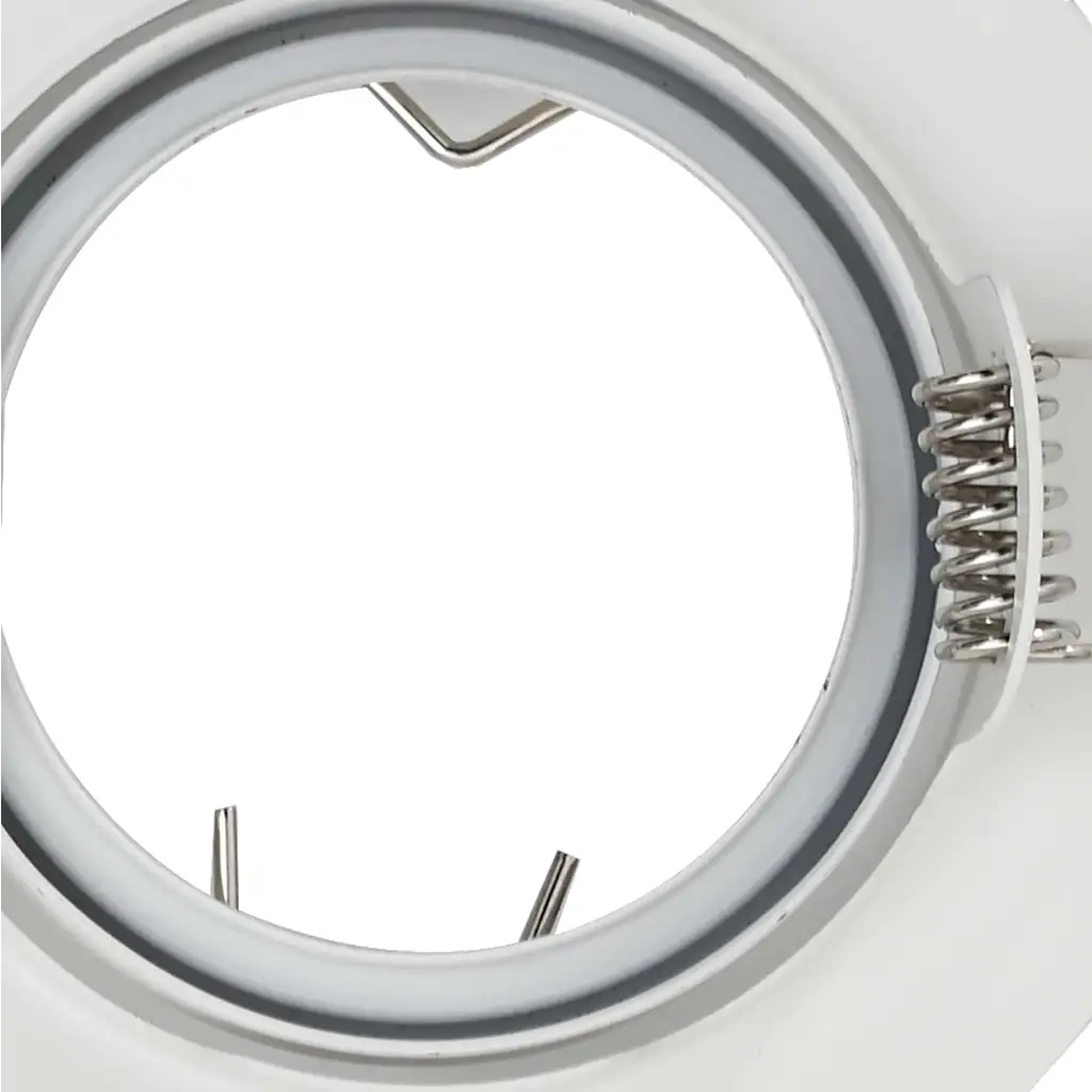 Spotlight 12 pcs Bianco 9 x 9 x 2.5 cm Metallo 4108162