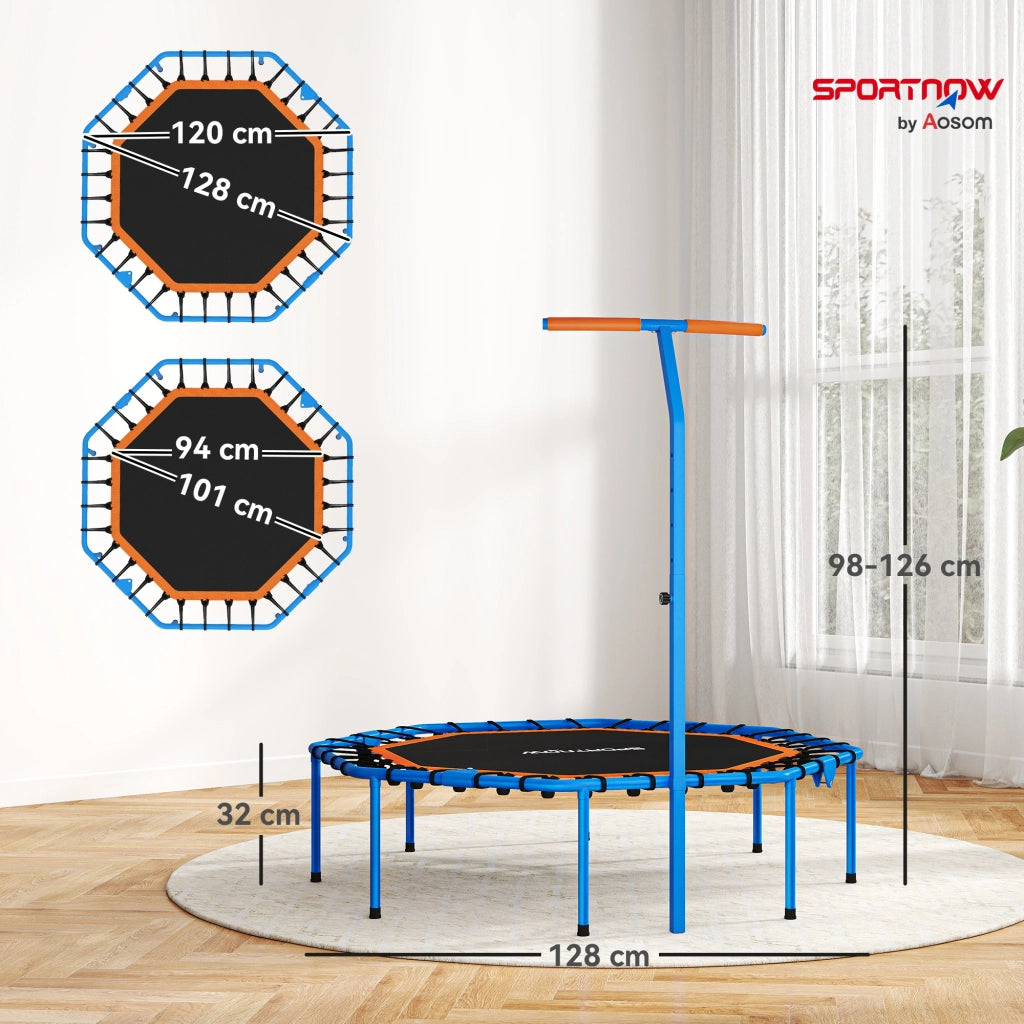 Trampolino Fitness ¨C Minimal ¨C Blu, Acciaio