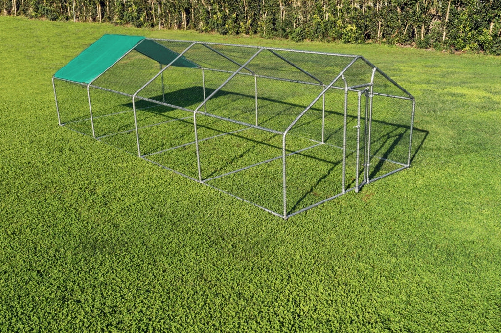 Gabbia per animali da esterno - Recinto per Polli 3 x 8m x 2m H - 24 mq