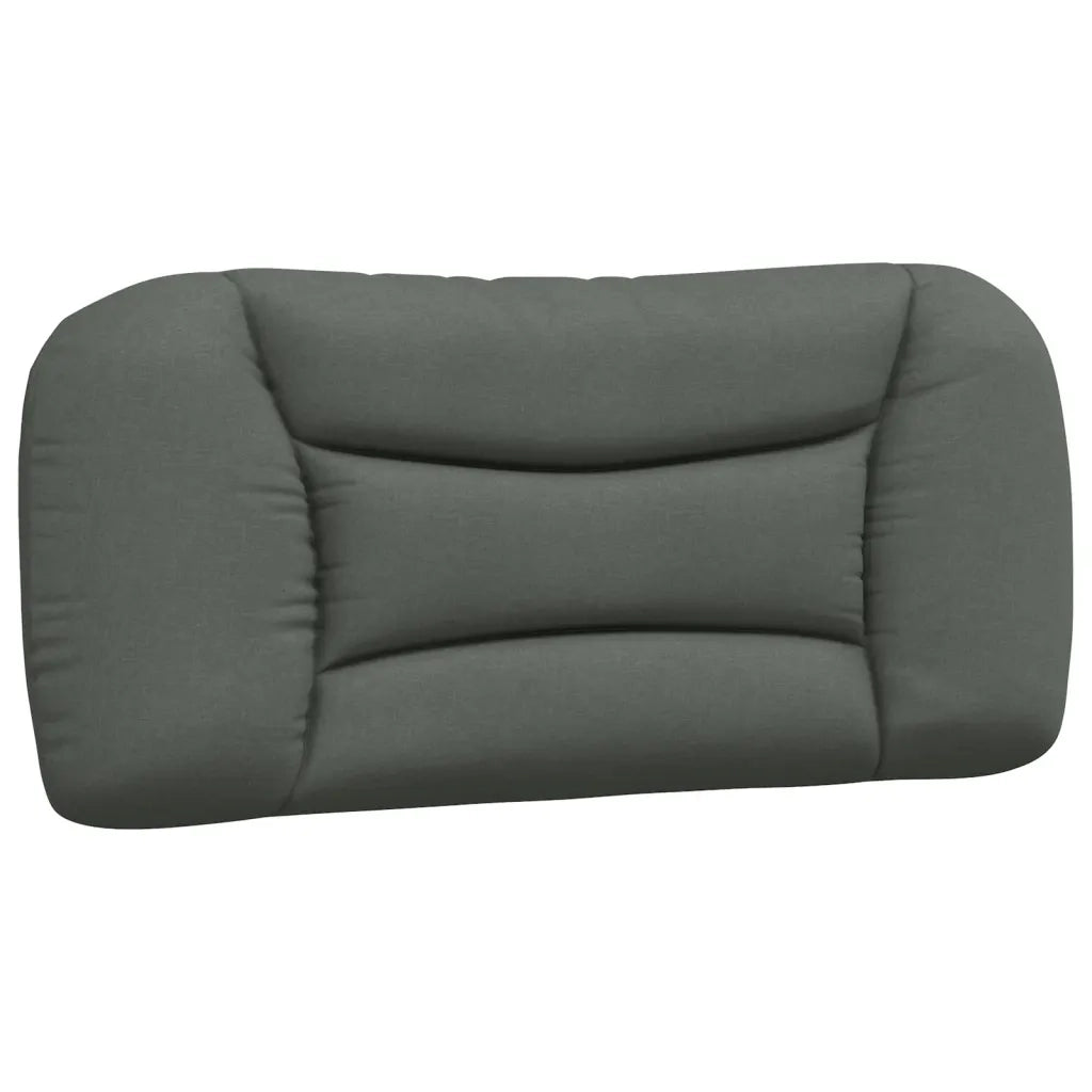 Cuscino Testiera Hvar Grigio Scuro 90 cm in Tessuto 374538