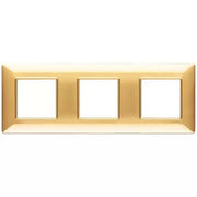 VIMAR PLANA - PLACCA 6M (2+2+2) INT71 ORO LUCIDO
