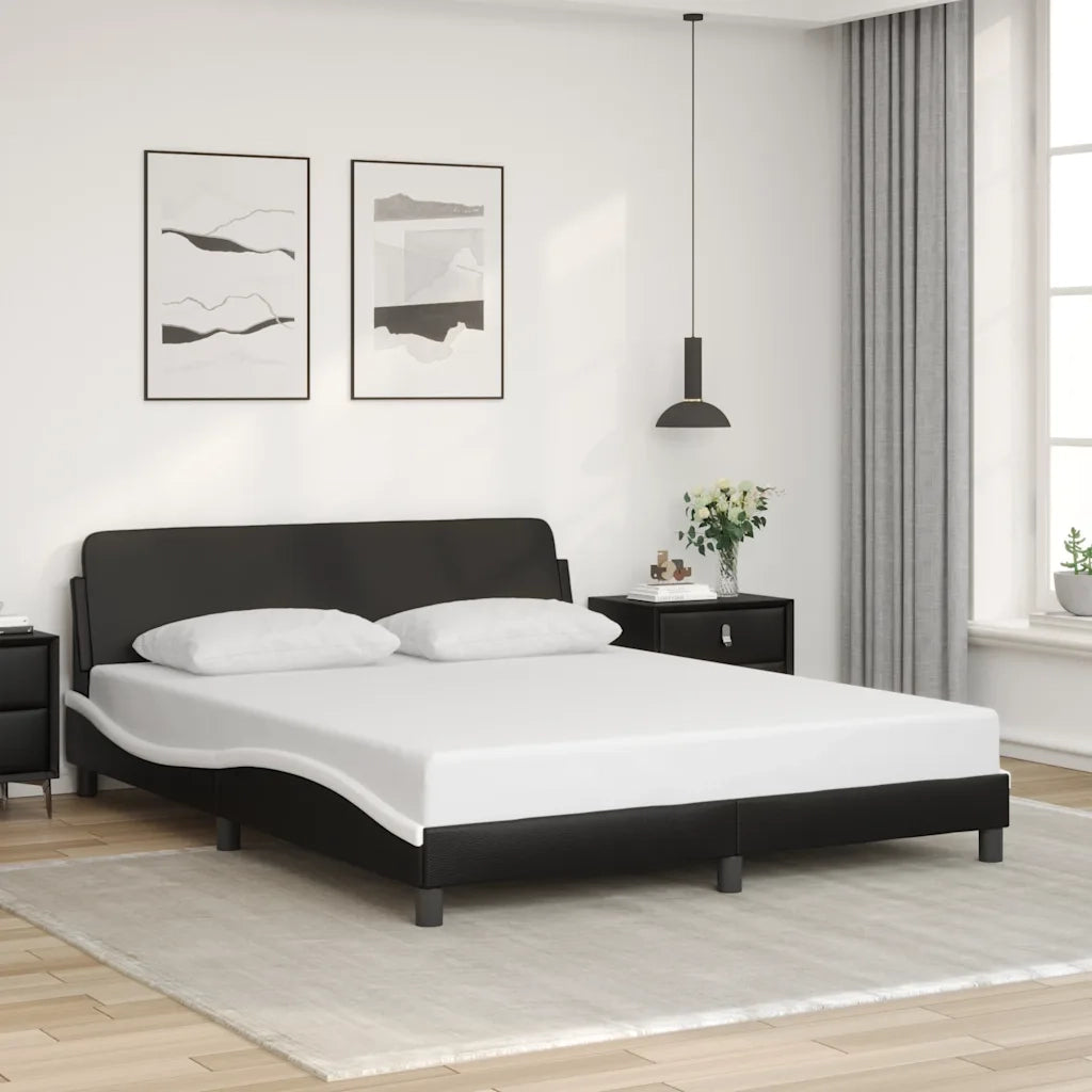 Giroletto Dover Nero e Bianco 152x203 cm in Similpelle 373296