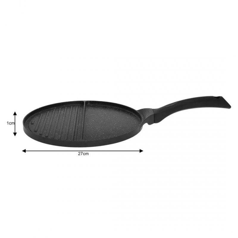 Kinghoff KH-1364 Padella per griglia in granito - Pentole antiaderenti resistenti