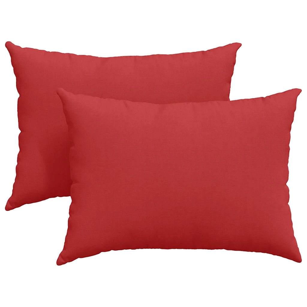 Cuscini da Divano 2 pcs Rosso 70 x 50 cm Tessuto 42013751