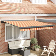 Tenda Retrattile Giallo e Arancione 350 x 250 cm 3330263