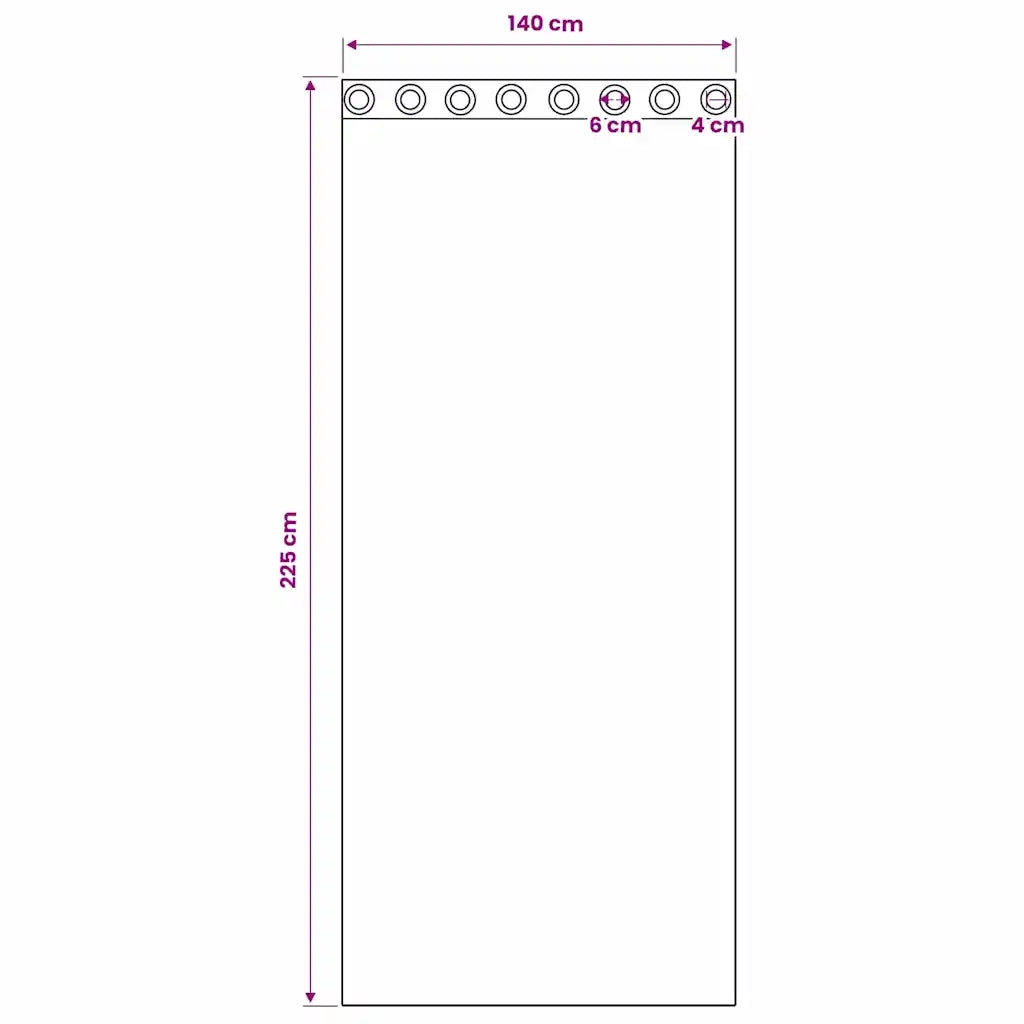 Tende in Velluto 2 pz Grigio Argento 225 x 140 cm Velluto