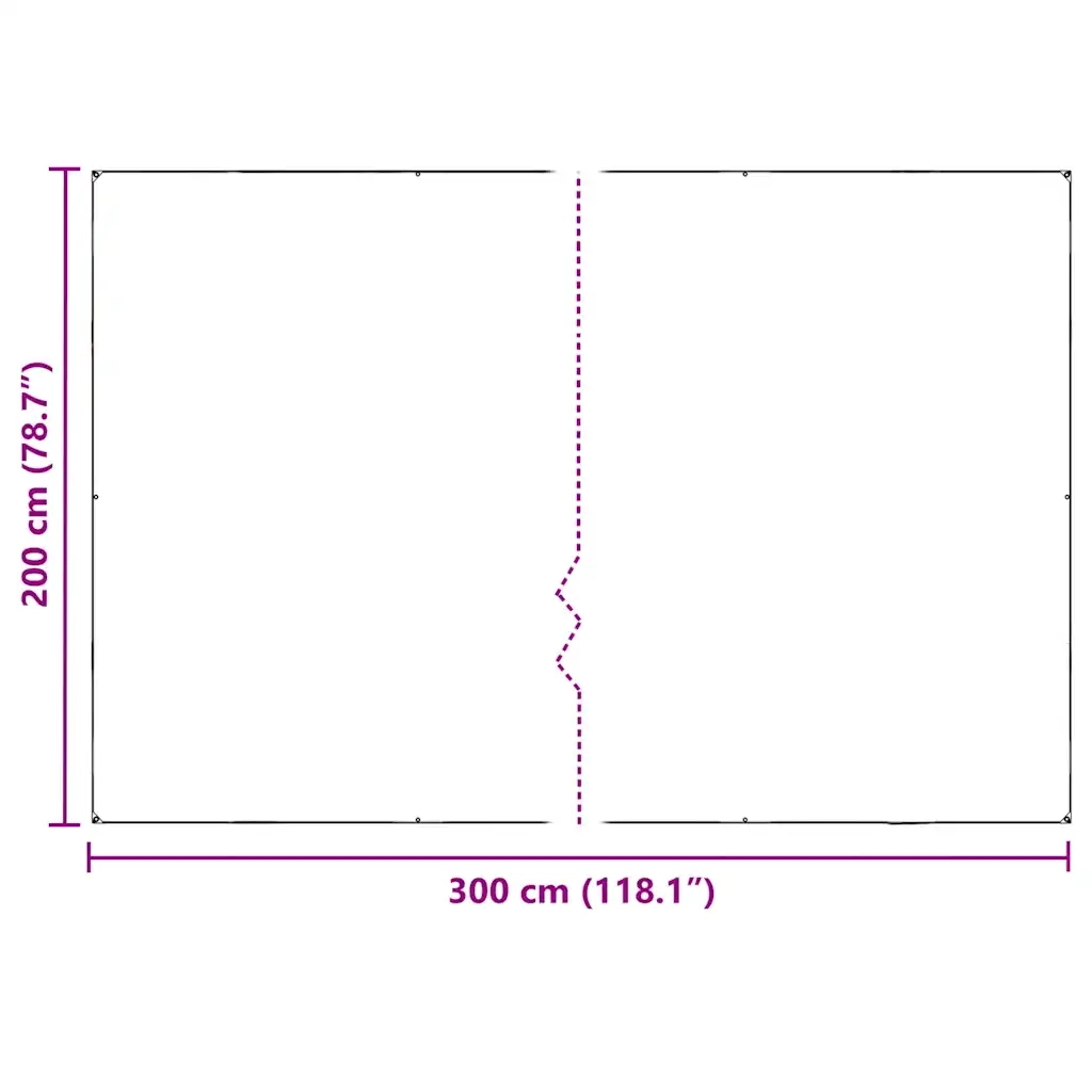 Copertura per Piante con Occhielli 2x3 m PVC 3308716