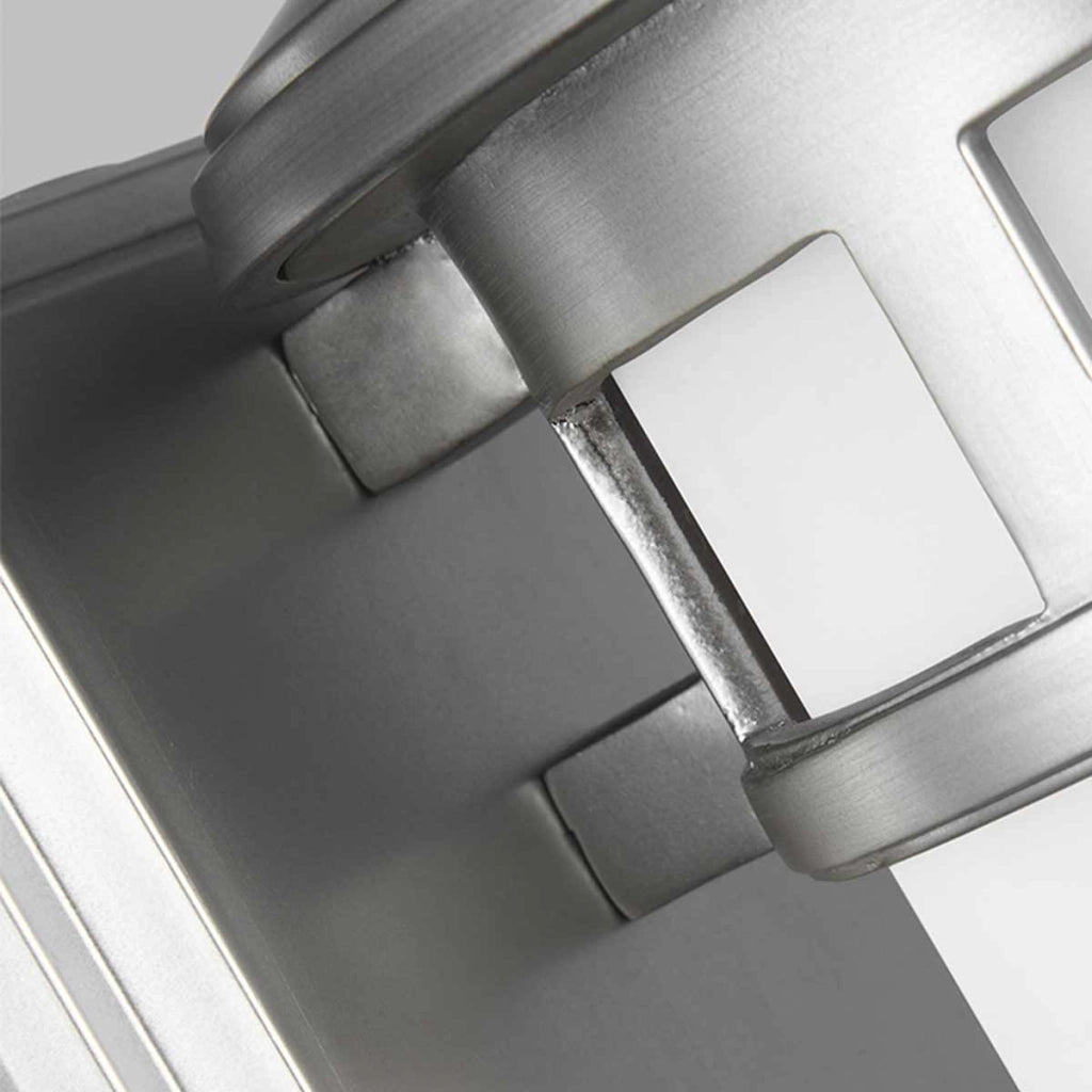 Applique esterna Newport Feiss acciaio spazzolato E27 60W
