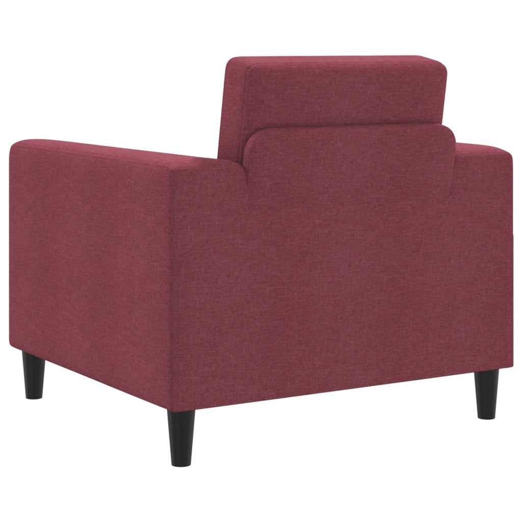 Poltrona Rosso Vino Tessuto 42042457
