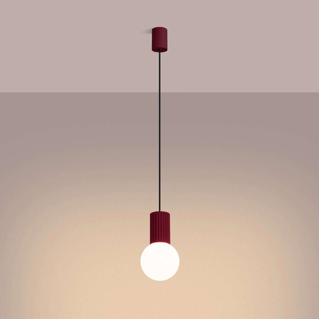 Lampada a sospensione HALO 1 bordeaux