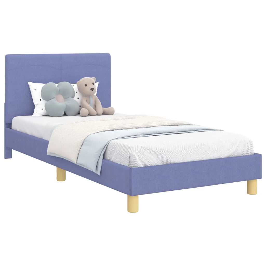 Struttura letto bambini con testata-Giroletto per bambini Blu jeans 80 x 200 cm 572409
