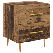 Comodino | Armadio da Notte | Mobiletto da notte con cassetto Legno vecchio 40 x 35 x 47,5 cm