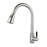 Trade Shop - Miscelatore Rubinetto Lavello Cucina Getto Lavabo Con Doccetta Estraibile 59595 -
