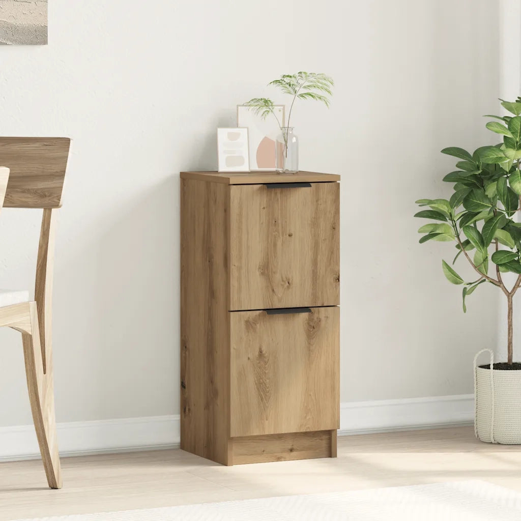 Credenza-Buffet-Armadio da cucina Rovere Artigianale 30x30x70 cm in Legno Multistrato 702371