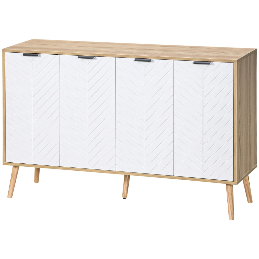Credenza ¨C Minimal ¨C bianco 120x35x77 cm