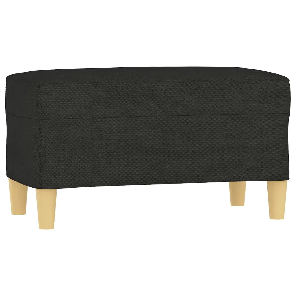 Panca Nero 70x35x41 cm in Tessuto CFW8111710