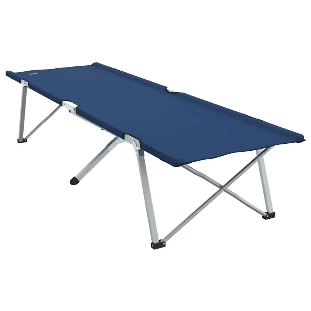 Letto da campeggio pieghevole 2 pcs Blu 194 x 62,5 x 42,5 cm 42003122
